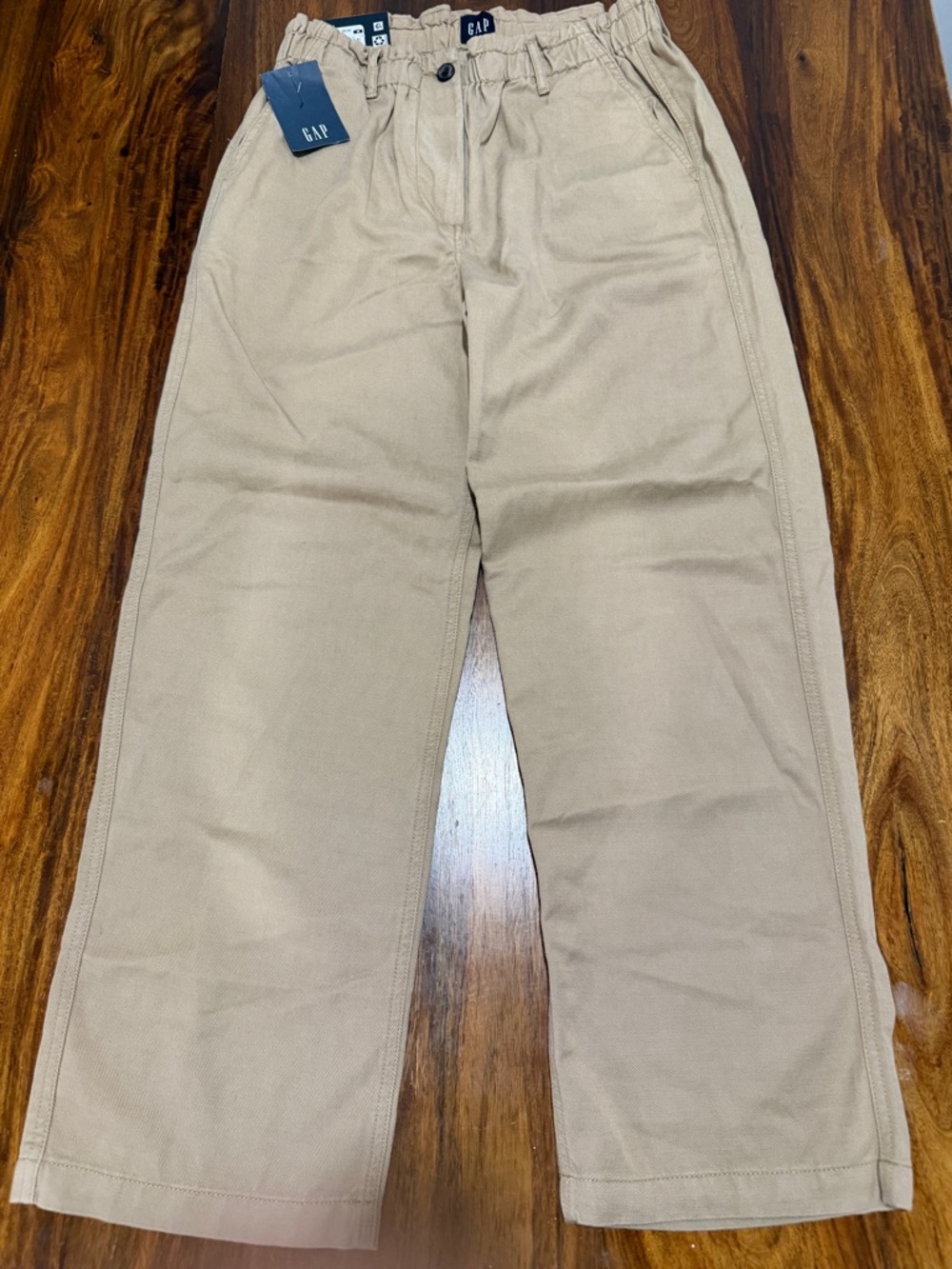 NWT GAP Dark Khaki Wide-Leg Casual Pants M